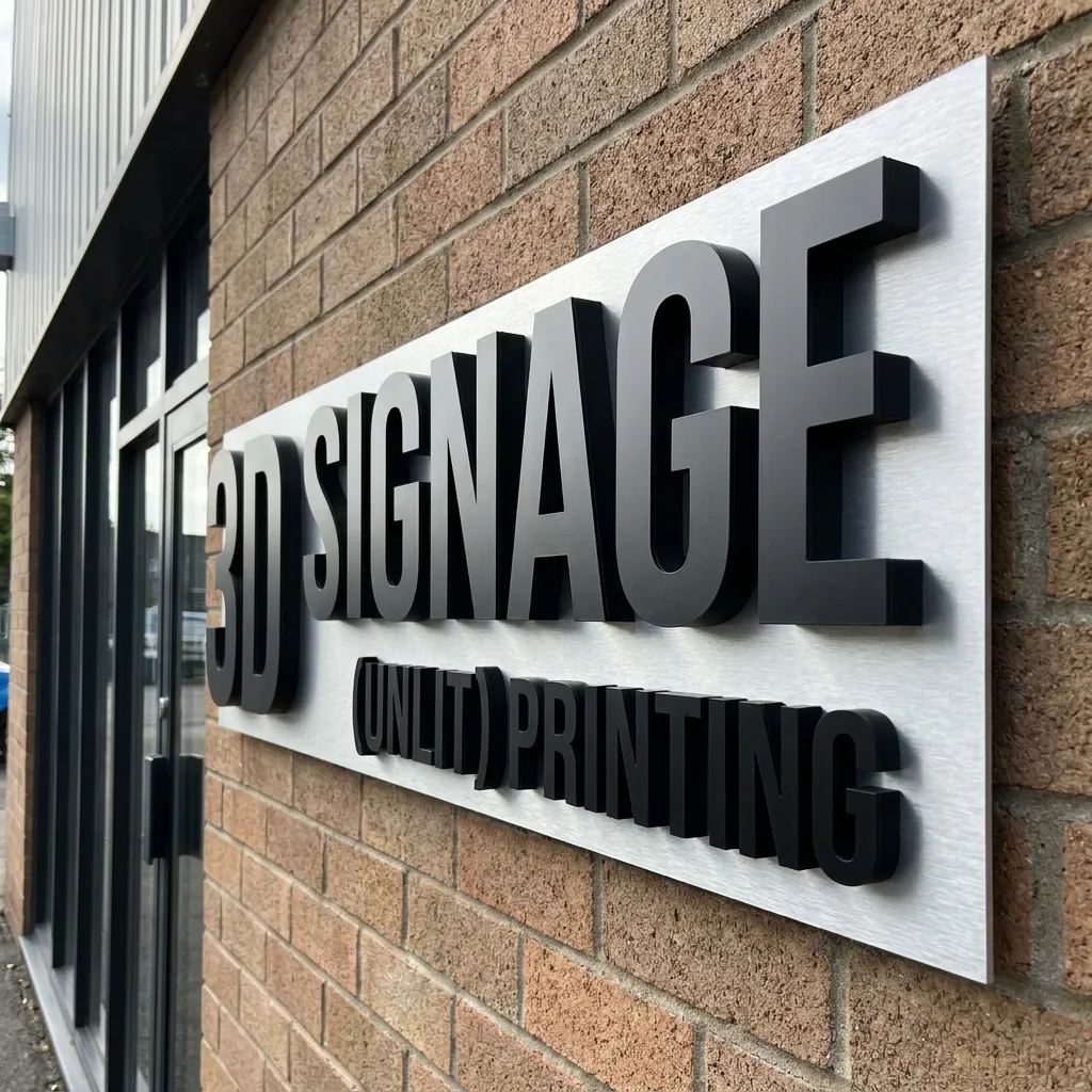 3D Signage (Unlit) Printing