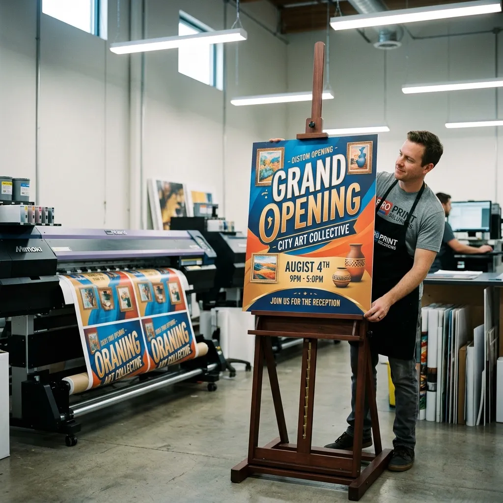 Easel Stand Printing
