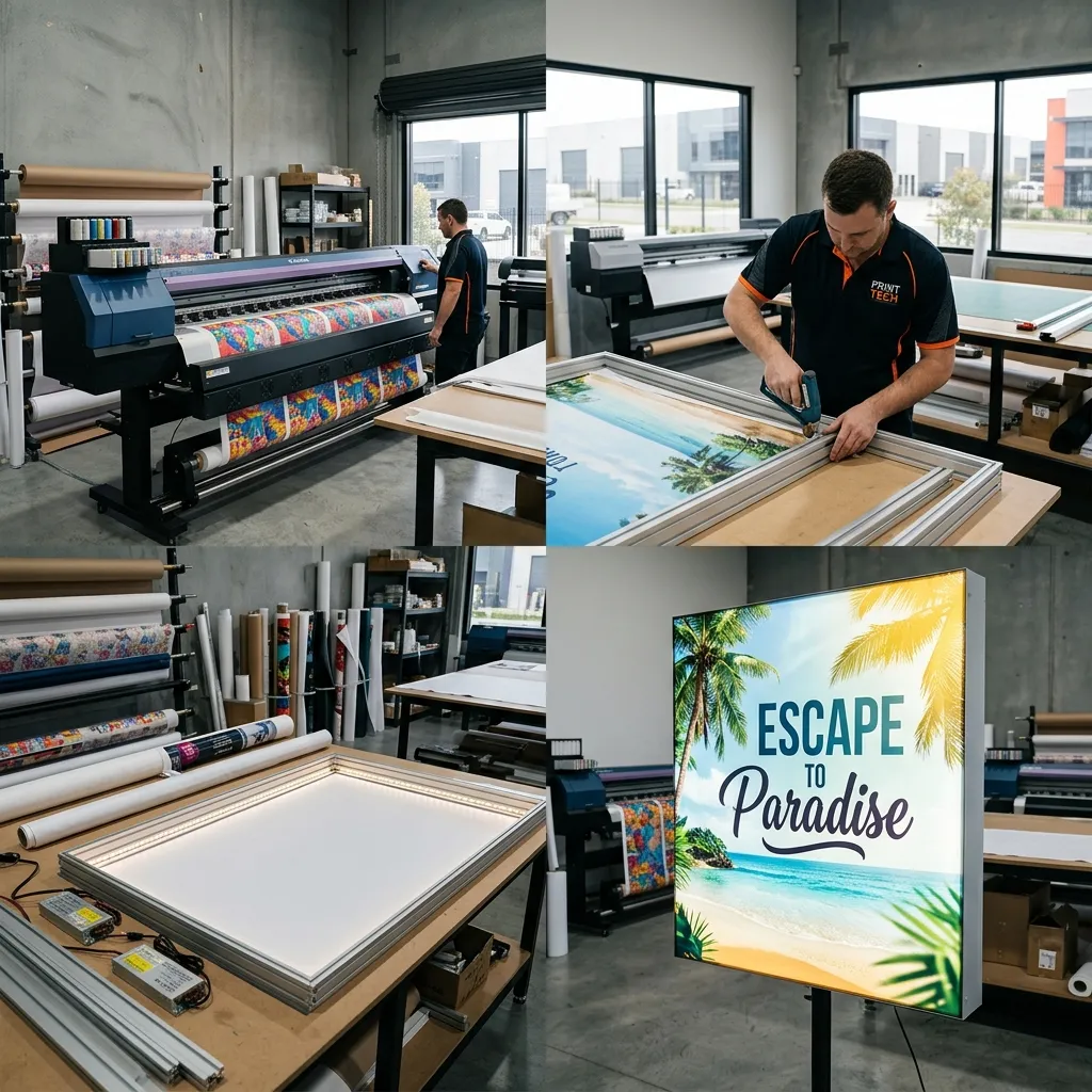 Fabric Light Box Printing