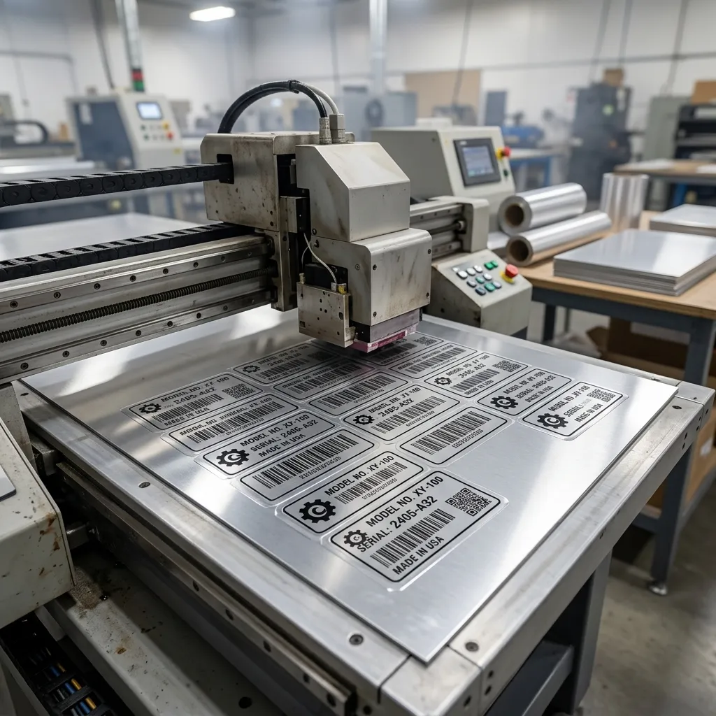 Metal Labels Printing