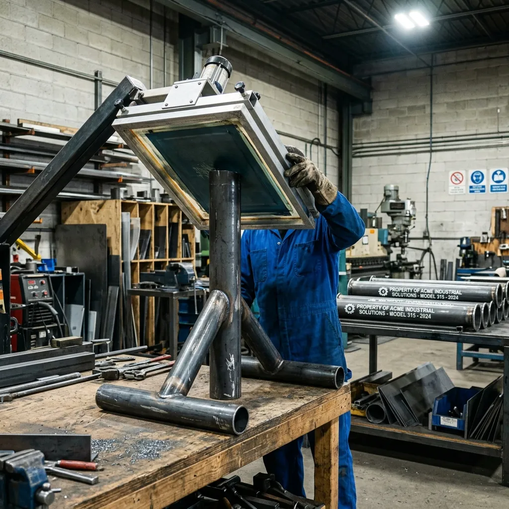 Metal Pipe Stand Printing