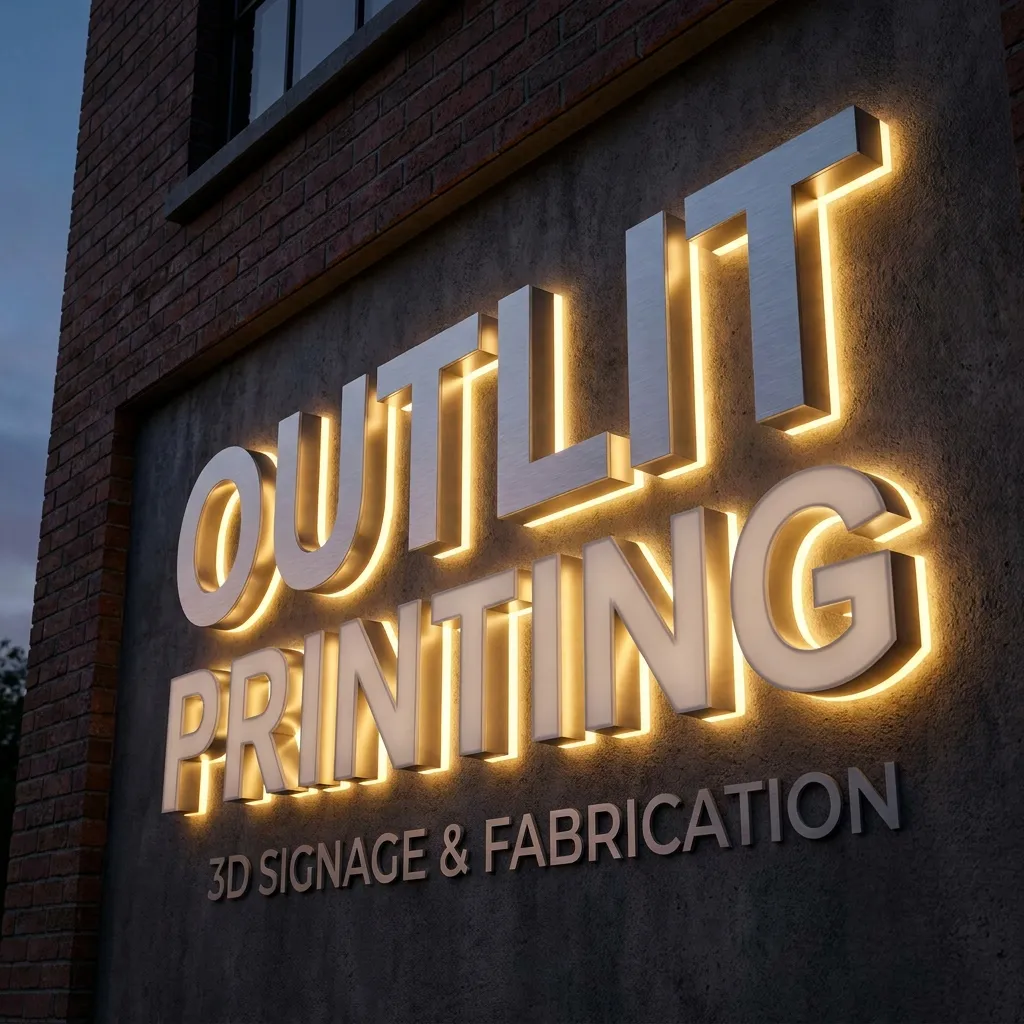 Outlit 3D Signage Printing