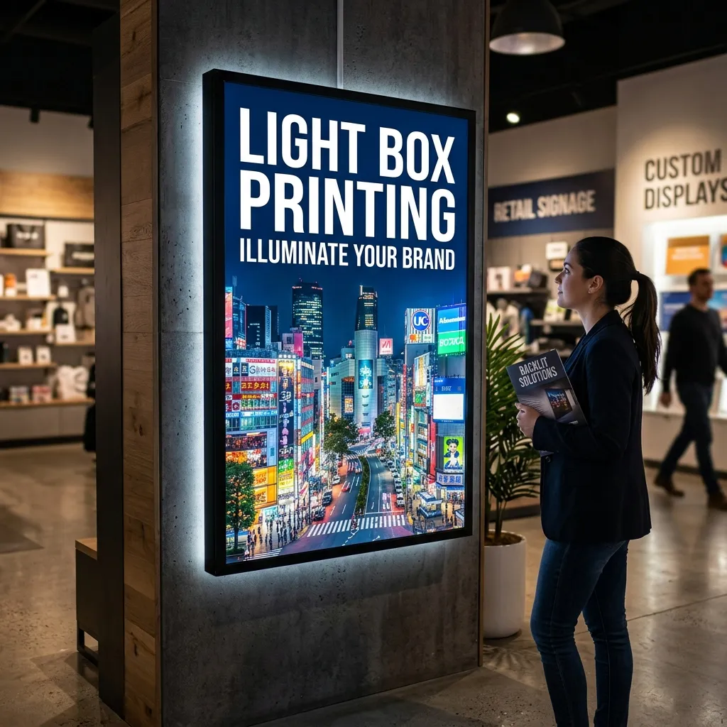 Poster Light Box Printing