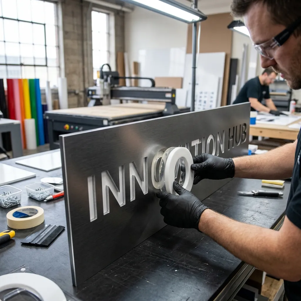 Push Through Signage Printing