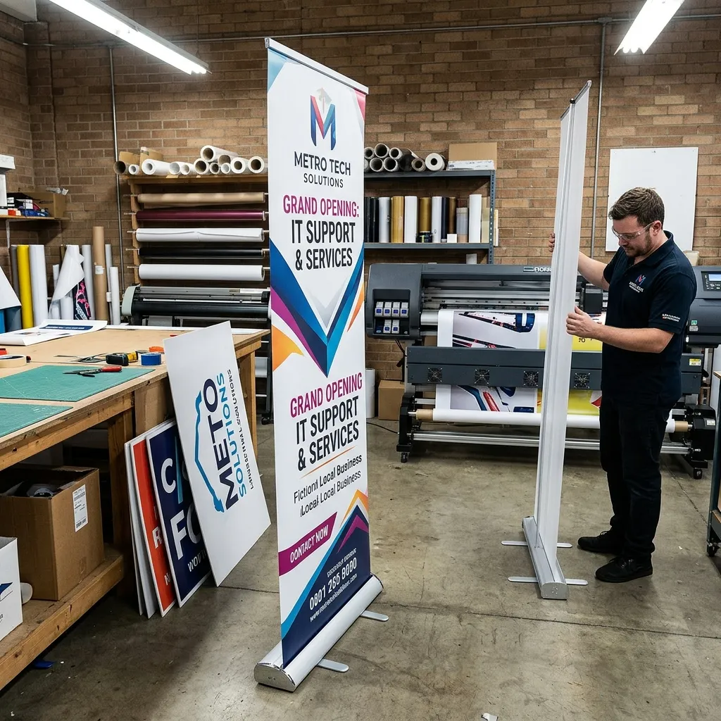 Self Standing Signage Printing