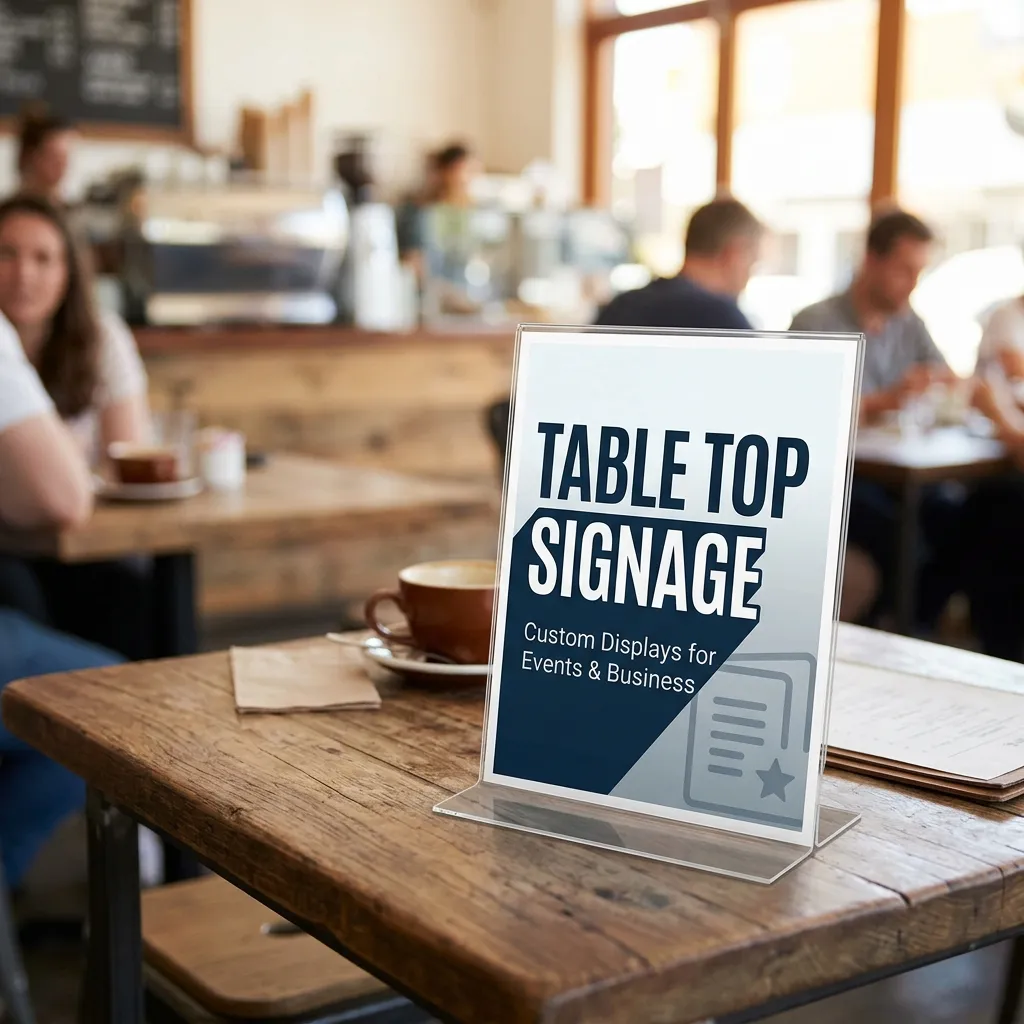 Table Top Signage Printing