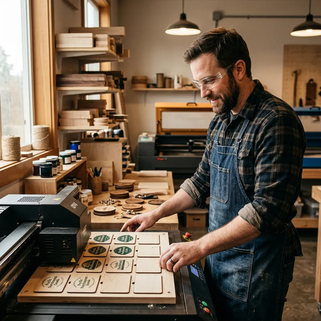 Wooden Labels Printing