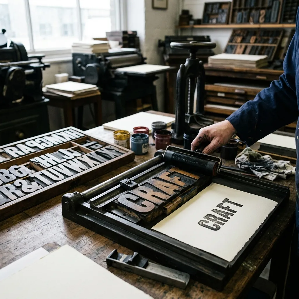Wooden Letters Printing