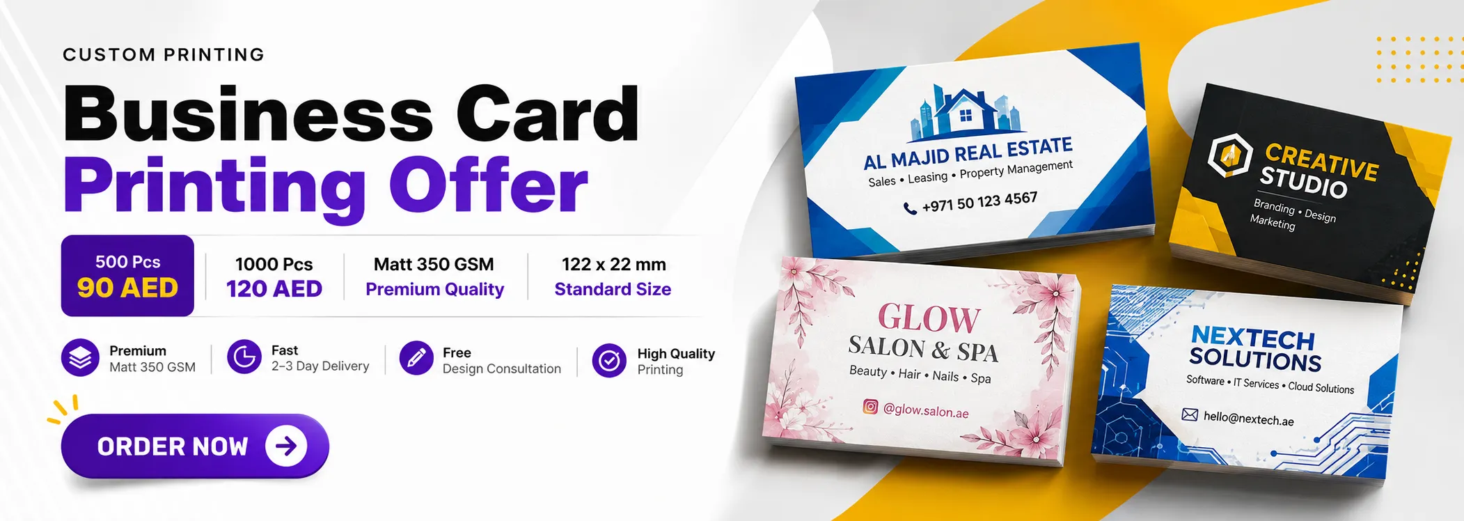 Business Card Printing Offer - Order Now